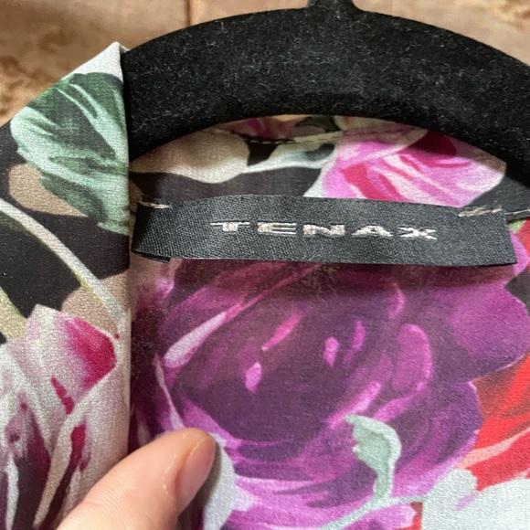 Tenax Floral Long Sleeve Floor Length Lace Dress - Picture 6 of 7